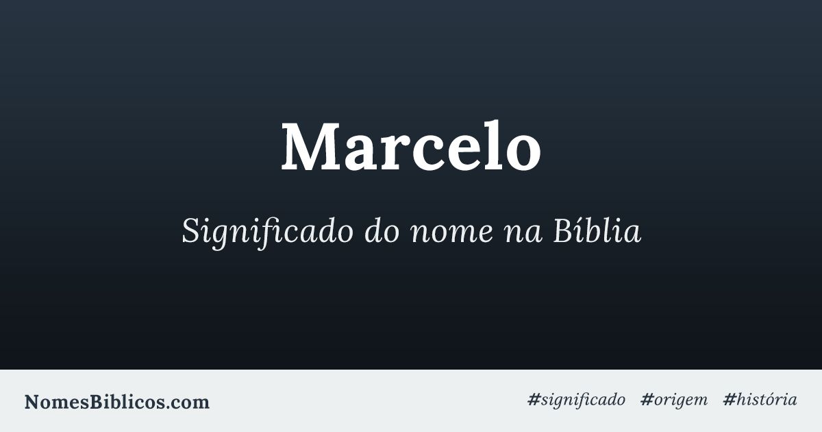 Responder @obuiatti #marcelo #significadodonome #nome #significado